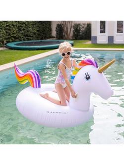 Swim Essentials Unicorn Ride-On Pool Inflatable - view 2, Multi