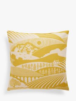 Mini Moderns Moordale Cushion, Mustard, Mustard