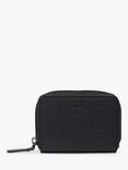 TUMI Nassau Leather Zip Around Card Case, Black