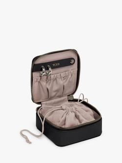 TUMI Belden Leather Jewellery Travel Case - view 2, Black