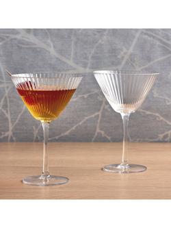 Anton Studio Designs Empire Cocktail Glass, Set of 2, 350ml, Clear - view 2, Clear