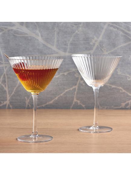 Anton Studio Designs Empire Cocktail Glass, Set of 2, 350ml, Clear - view 2, Clear