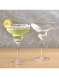 Anton Studio Designs Empire Margarita Cocktail Glass, Set of 2, 400ml, Clear