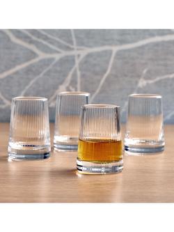 Anton Studio Designs Empire Shot Glasses, Set of 4, Clear - view 2, Clear