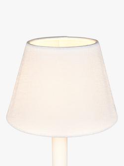 John Lewis Sophia Pure Linen Candle Lampshade, Lily