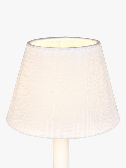 John Lewis Sophia Pure Linen Candle Lampshade, Lily