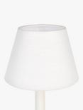 John Lewis Sophia Pure Linen Candle Lampshade, Lily
