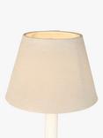 John Lewis Sophia Pure Linen Candle Lampshade, Grey