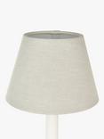 John Lewis Sophia Pure Linen Candle Lampshade, Grey