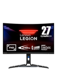 Lenovo Legion R27fc-30 Full HD HDR Curved Gaming Monitor, 27”, Raven Black