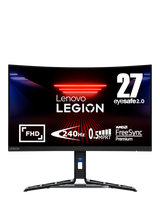 Lenovo Legion R27fc-30 Full HD HDR Curved Gaming Monitor, 27”, Raven Black