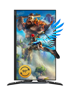 Lenovo Legion R27i-30 Full HD HDR Gaming Monitor, 27”, Raven Black - view 2, Raven Black