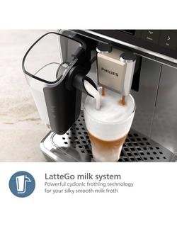 Philips Series 3300 EP3347/90 Bean to Cup Coffee Machine, Black - view 2, Black