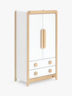 Boori Byron Double Wardrobe, White/Beech, White/Beech