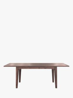 Laura Ashley Garrat 6-8 Seater Extending Wood Dining Table, Dark Brown - view 2, Dark Brown