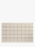 John Lewis Open Check Bath Mat, Thistle