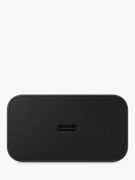 Samsung Travel Adapter Plug, USB Type-C (No Cable), 25W, Black - view 2, Black