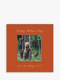 Woodmansterne Three Bears in the Woods Father's Day Card