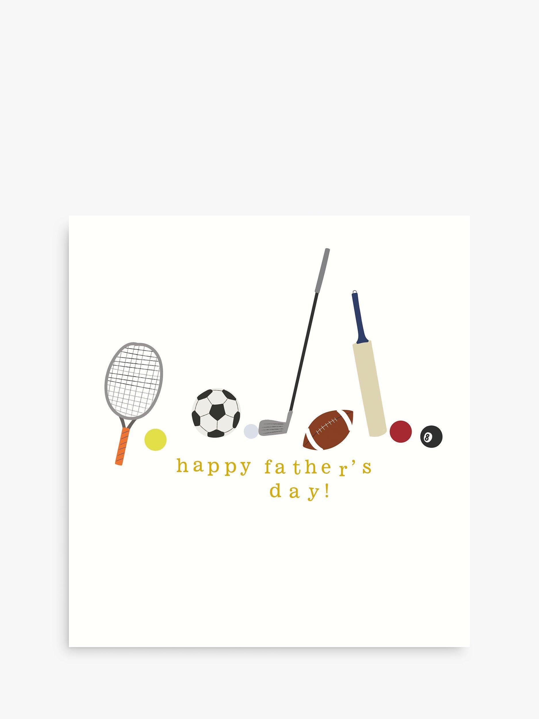 Caroline Gardner Sports Happy Father's Day Card