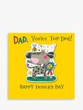 Rachel Ellen Dad You are Top Dog Father's Day Card