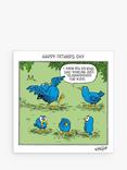 Woodmansterne Flock Of Birds Dad Dancing Father's Day Card