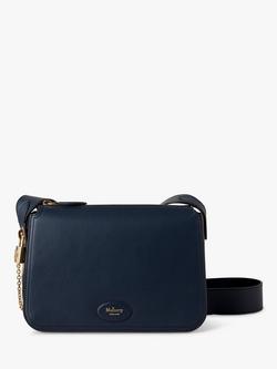 Mulberry Billie Micro Classic Grain Leather Cross Body Bag, Night Sky