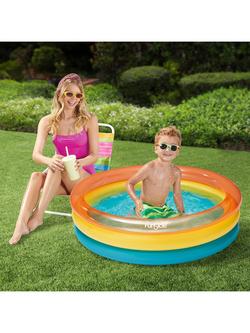 Funsicle Colour Pop 4ft Paddling Pool, Mulit - view 2, Multi