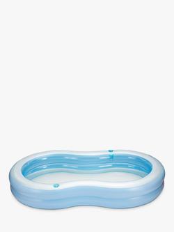 Funsicle Lagoon 8.5ft Paddling Pool, Heavenly Blue, Heavenly Blue