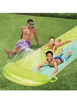 Funsicle 18ft 2-Lane Water Slide, Fresh Lime, Fresh Lime