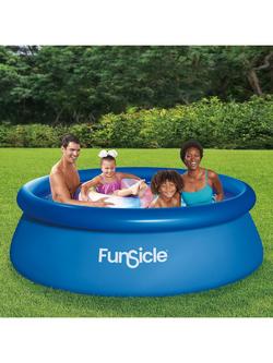 Funsicle Quick Set 8ft Paddling Pool - view 2, Multi