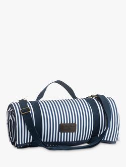 Navigate Three Rivers XL Striped Picnic Rug, Navy, Navy