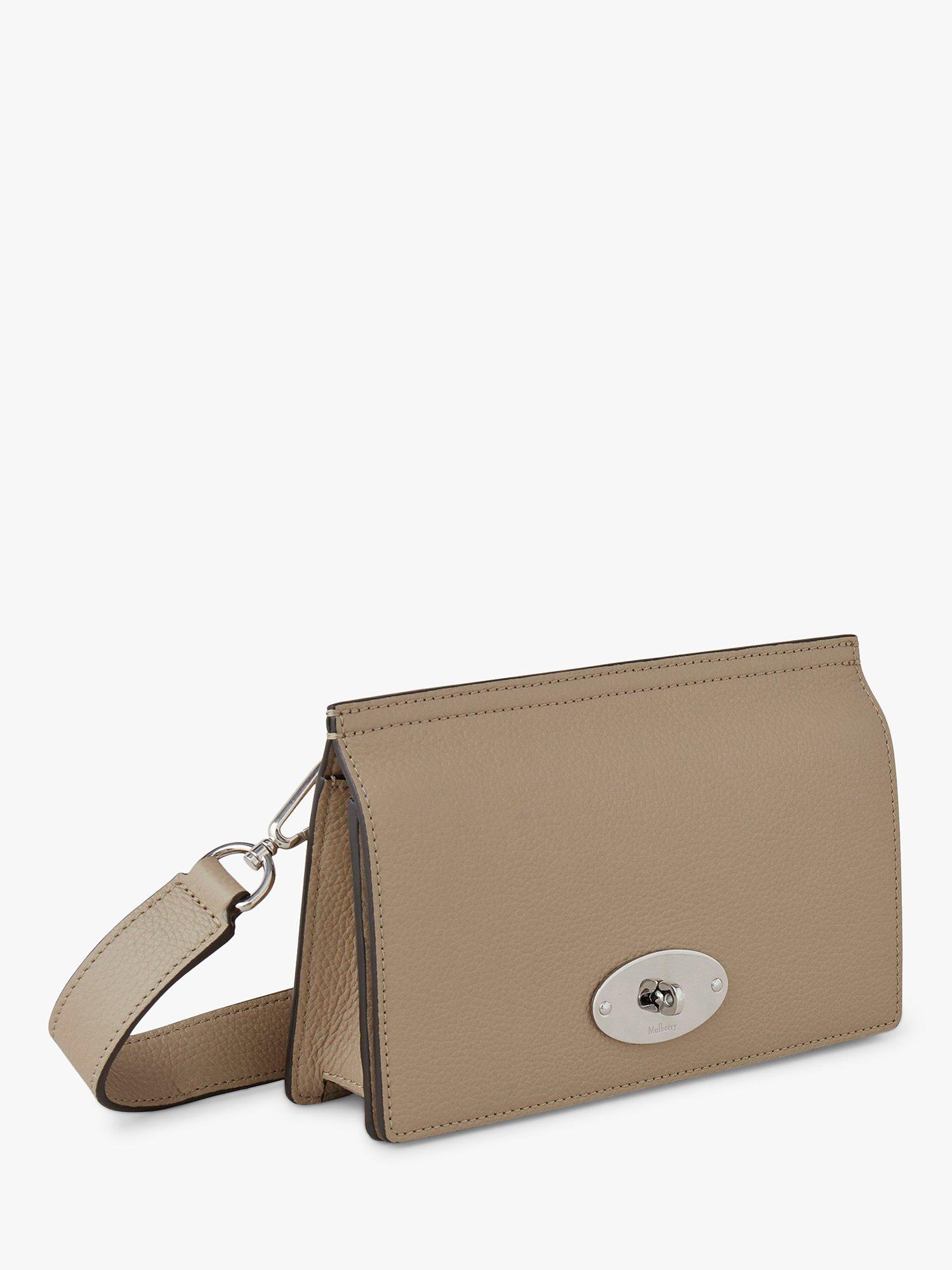 Product image 3 of 6, which shows Mulberry East West Antony Small Classic Grain Leather Cross body Bag, Dune