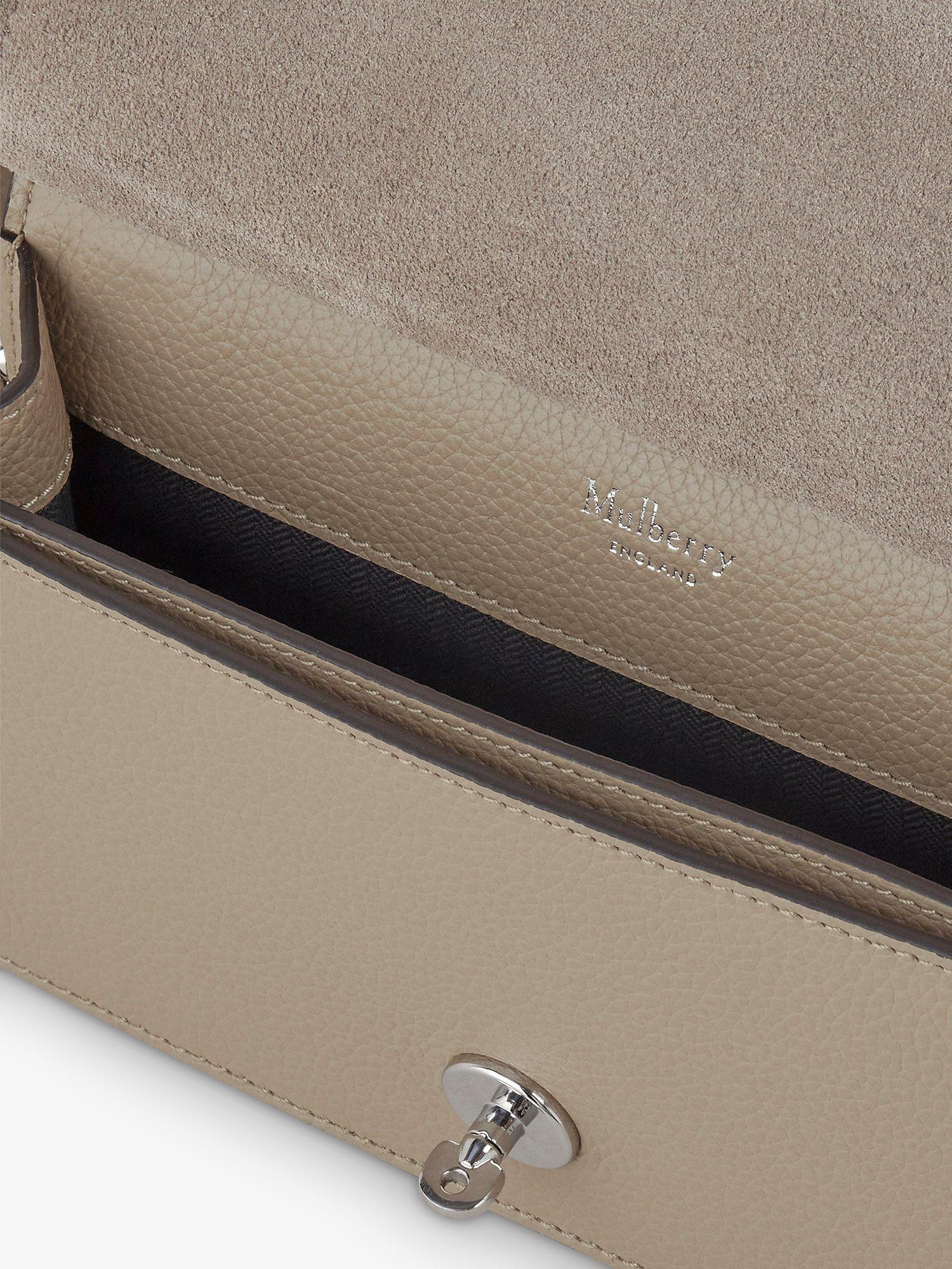 Product image 4 of 6, which shows Mulberry East West Antony Small Classic Grain Leather Cross body Bag, Dune