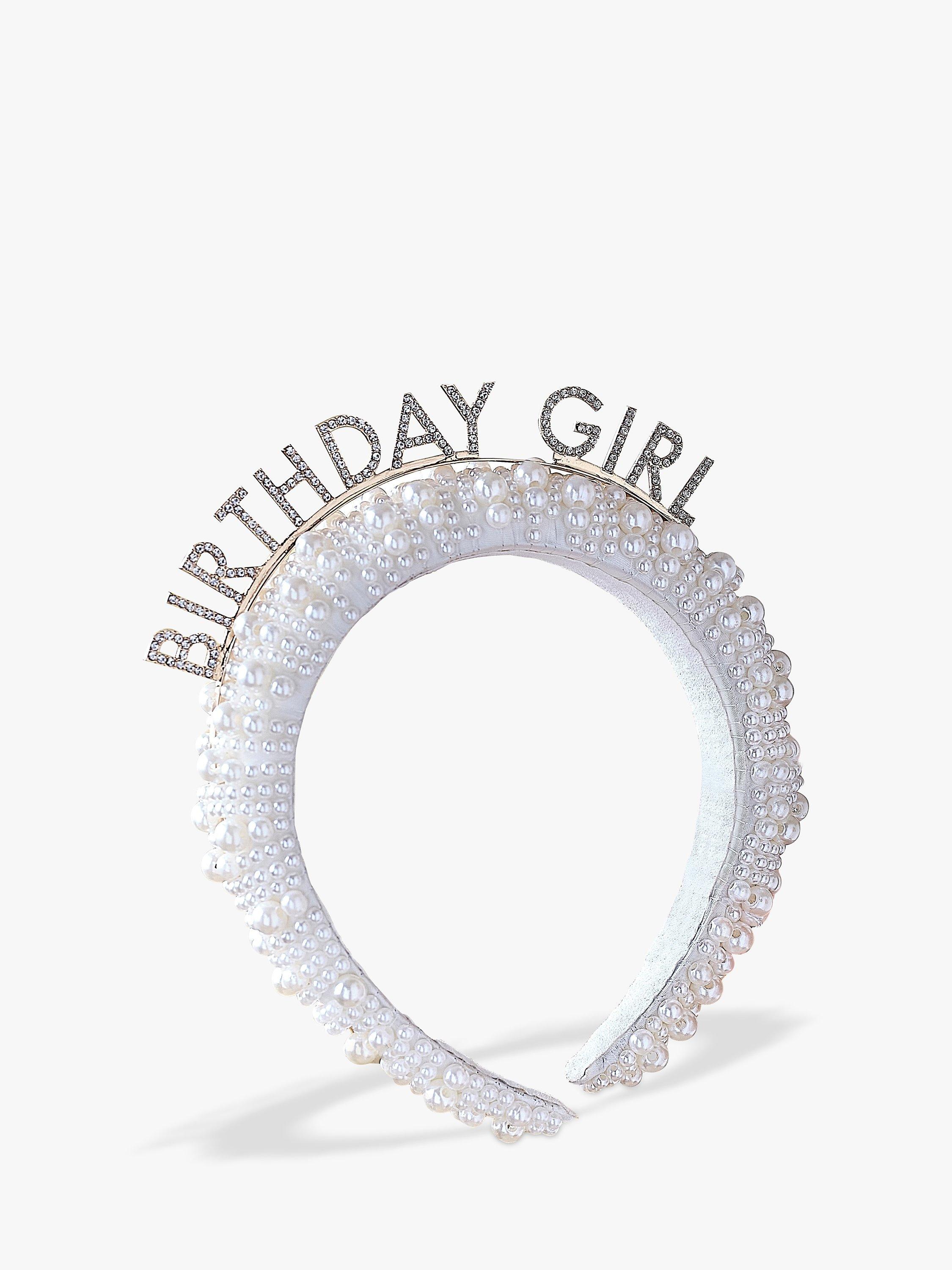 Ginger Ray Padded Pearl Birthday Headband