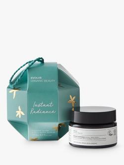 Evolve Organic Beauty Instant Radiance Oranament Skincare Gift Set, 