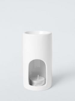 John Lewis Ceramic Oil Burner, White - view 2, White