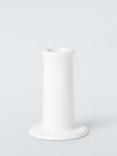 John Lewis Stoneware Dinner Candle Holder, White