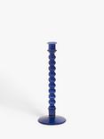 John Lewis Glass Bobbin Candlestick Holder