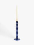 John Lewis Glass Bobbin Candlestick Holder