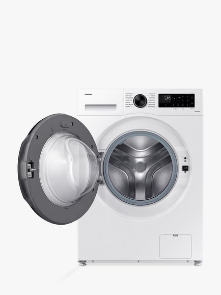 Samsung Series 5 WW80CGC04DAE / WW80CGC04DAB ecobubble™ Freestanding Washing Machine, AI Energy, 8kg Load, 1400rpm - view 2, White