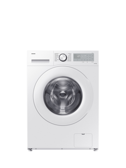 Samsung Series 5 WW90CGC04DTH Freestanding Washing Machine, AI Energy, 9kg Load, 1400rpm Spin, White, White