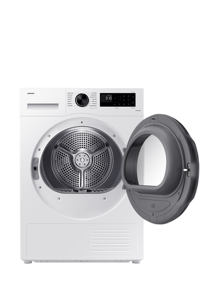 Samsung DV80CGC0B0AE / DV80CGC0B0AB Freestanding Tumble Dryer, AI Energy, 8kg Load - view 2, White