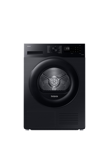 Samsung DV80CGC0B0AE / DV80CGC0B0AB Freestanding Tumble Dryer, AI Energy, 8kg Load, Black