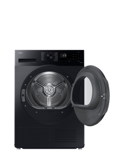 Samsung DV80CGC0B0AB Freestanding Tumble Dryer, AI Energy, 8kg Load, Black - view 2, Black
