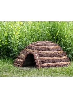 Wildlife World Wicker Igloo Hedgehog House, Natural, Natural