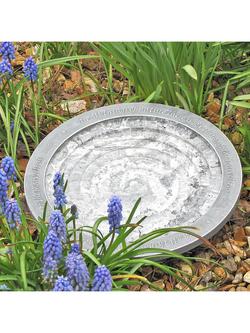 Wildlife World Aristotle Oasis Bird Bath & Drinker, Grey, Grey