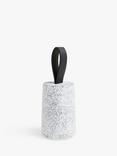 John Lewis Terrazzo Doorstop, Grey/White