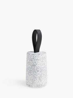 John Lewis Terrazzo Door Stop, Grey/White, Natural/White