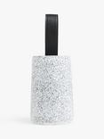 John Lewis Terrazzo Doorstop, Grey/White