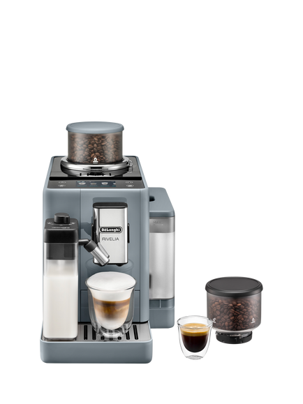 De'Longhi Rivelia EXAM440.55 Automatic Bean to Cup Coffee Machine, Grey